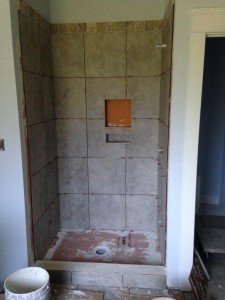Master bath shower stall